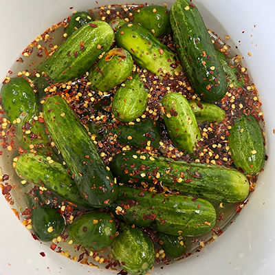 Hot & Spicy Half Sour Pickles