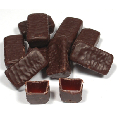 Pile of Asher's chocolate coated jelly bars OU-Dairy