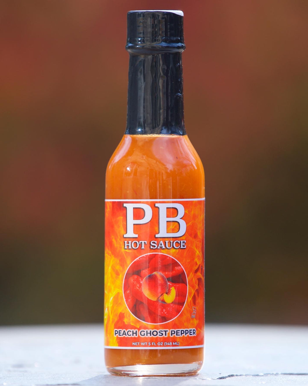 PB Peach Ghost Pepper Hot Sauce