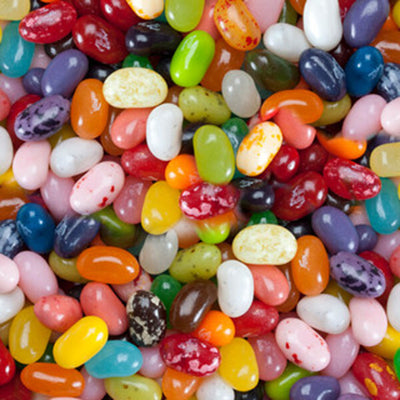 Close up of assorted jelly beans OU-Pareve