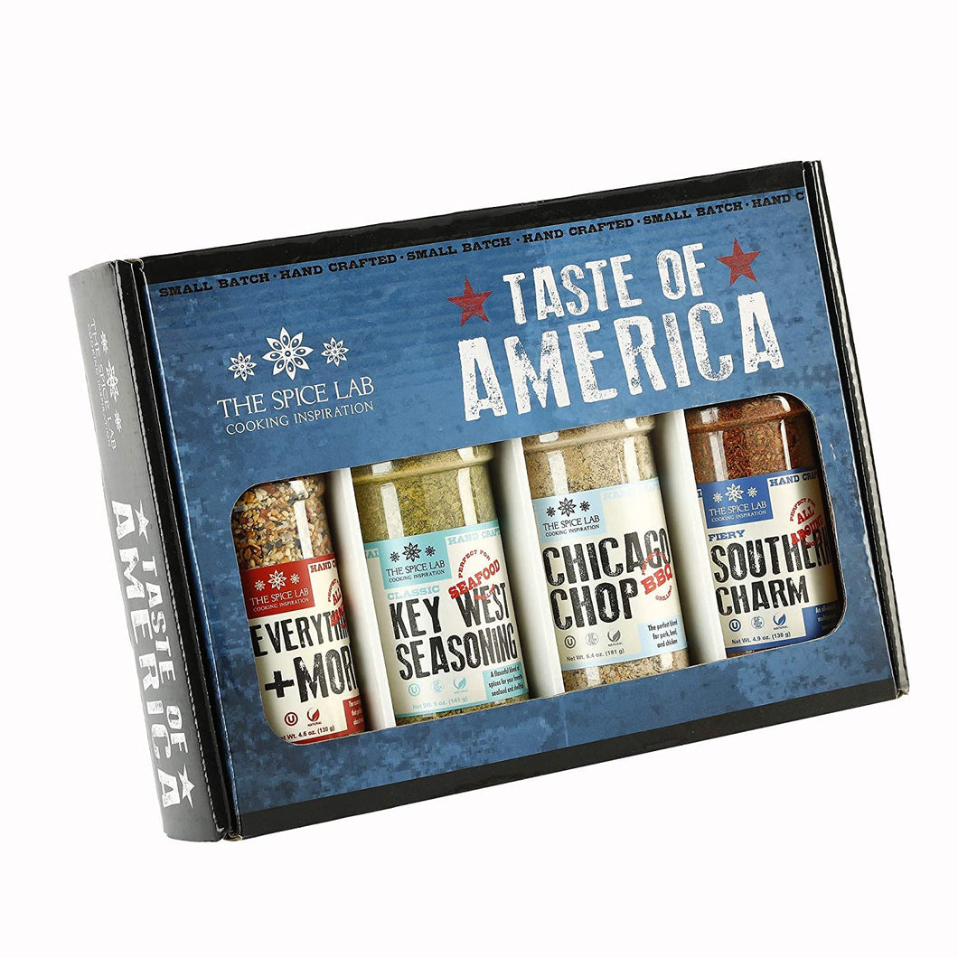 The Spice Lab Taste of America Spices and Seasonings Set